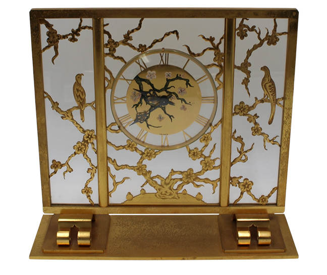 LeCoultre Gilt Bronze Clock