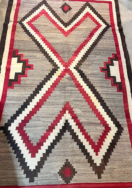 Eye Dazzler Navajo rug, 58