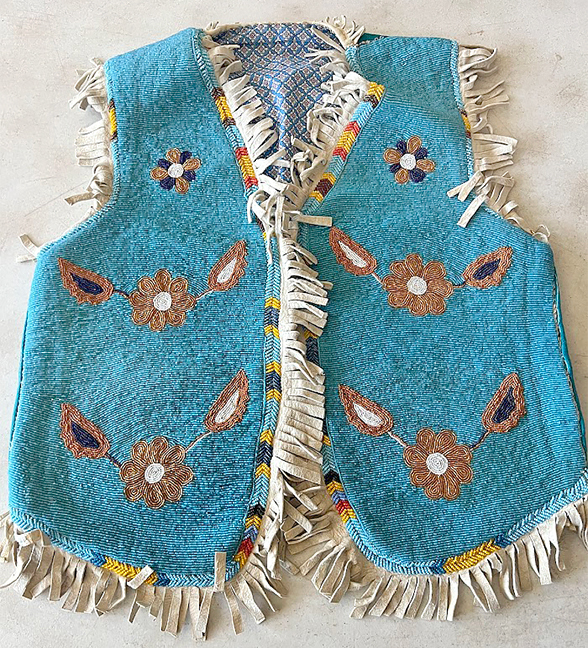 Native American beaded vest.