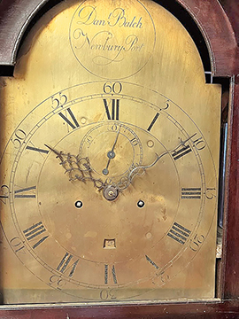 Rare tall clock by Daniel Balch (1761-1835), Newburyport, Ma.