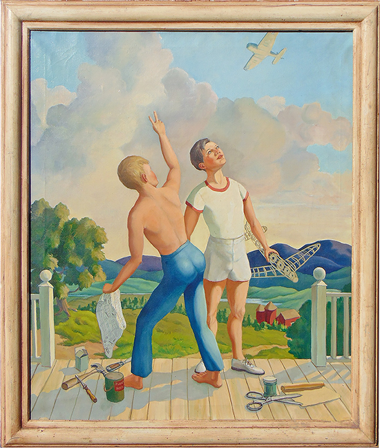  Oil painting, unsigned