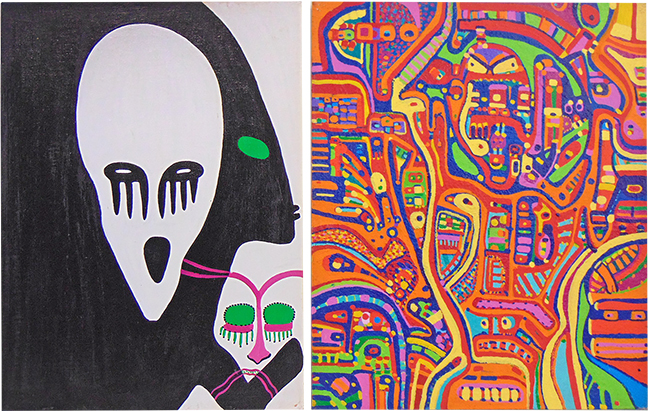 Selection Outsider art by Louise Abrams