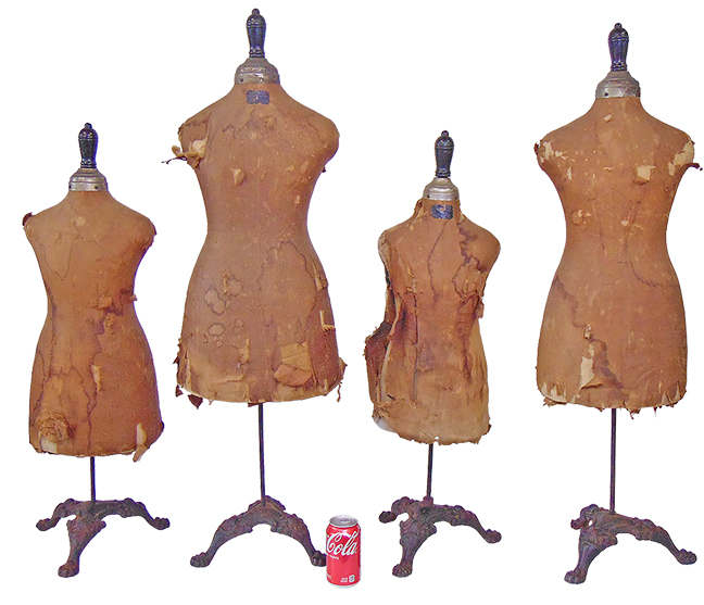 Diminutive-sized dress forms