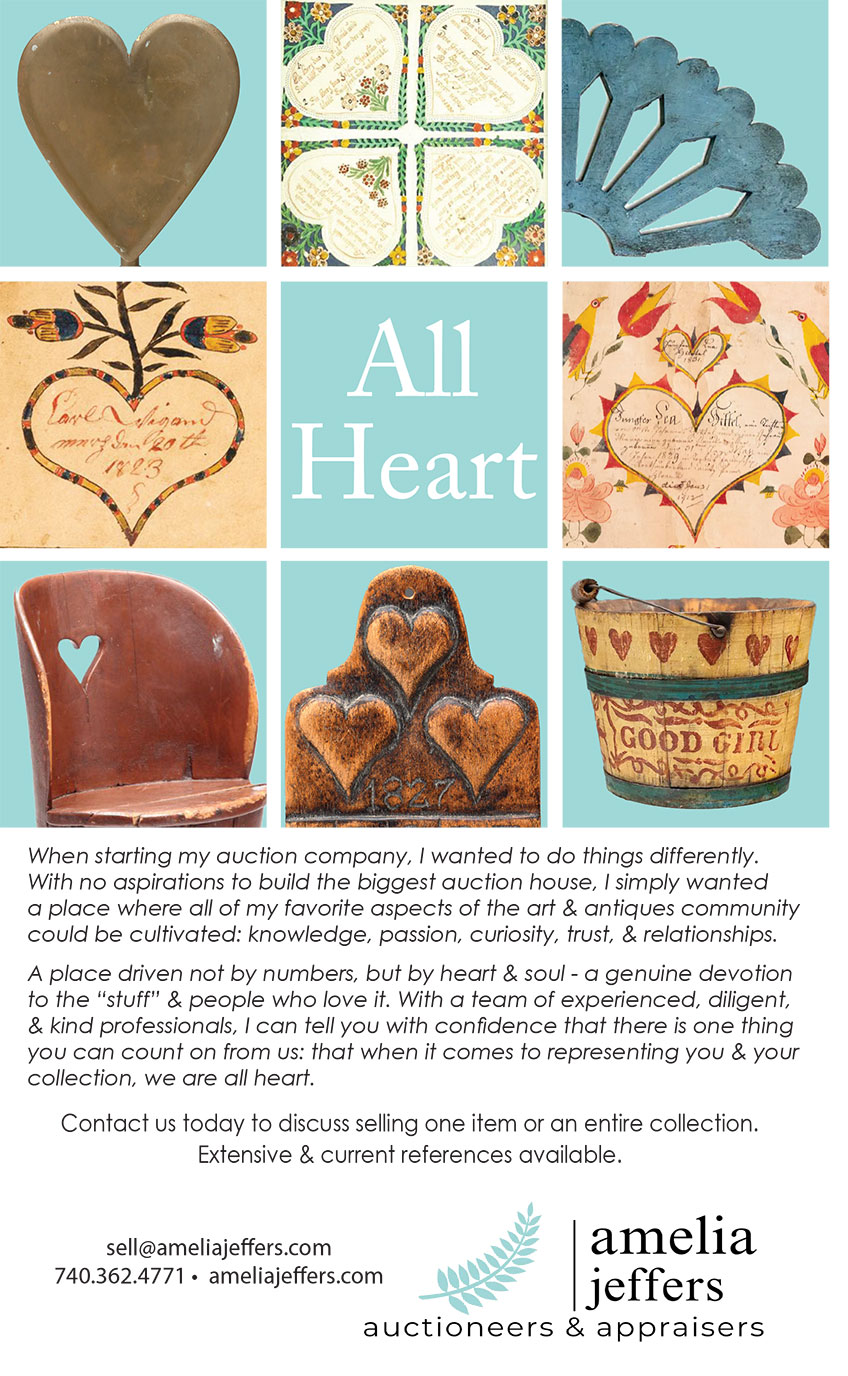 Amelia Jeffers Auctioneer & Appraiser 2026 Antiques Trade Directory