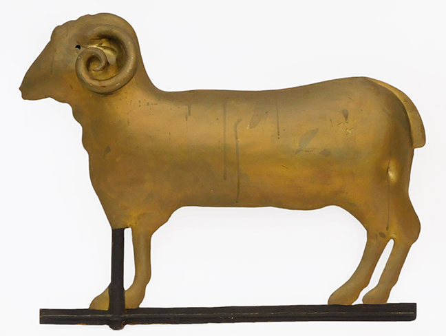 Full-bodied weathervane