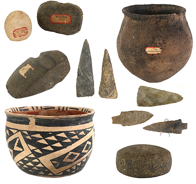 Native American Arrowheads Collection