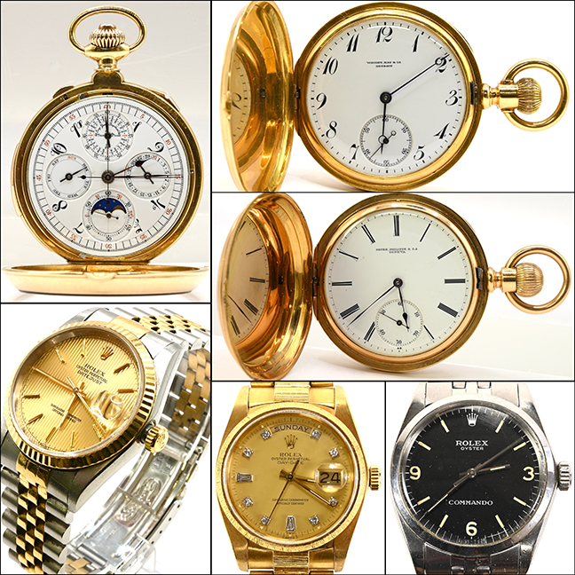 Luxury and Antique Timepieces