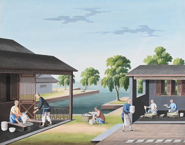 Chinese Export, Gouache, circa 1805, set of 12, Prov: Thomas Coulborn & Sons, 8/26/12