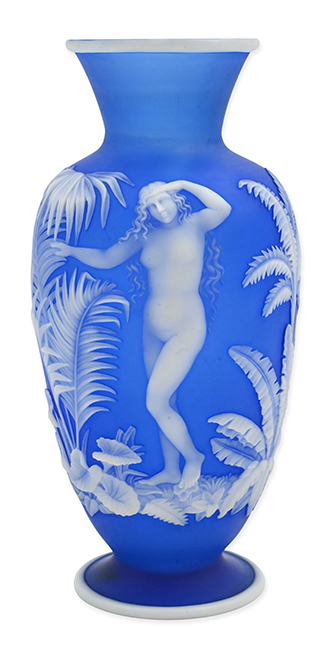 Stevens & Williams Northwood, Ht: 9