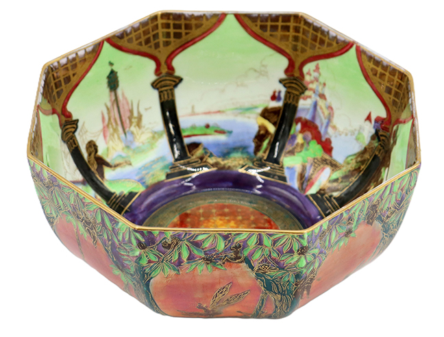 Wedgwood Fairyland Lustre Porcelain Octagonal Bowl