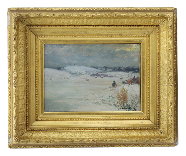 John Joseph Enneking (1841-1916) American, Oil on Board