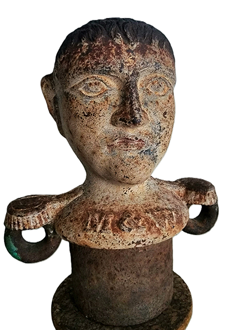 RARE CAST IRON BUST OF NAPOLEON