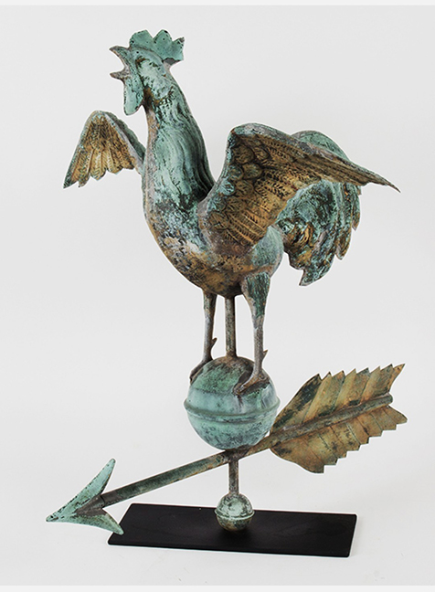 CROWING ROOSTER WEATHERVANE