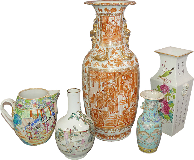 Hundreds of Chinese ceramics