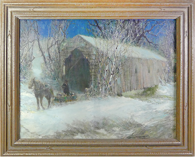 George Wharton painting