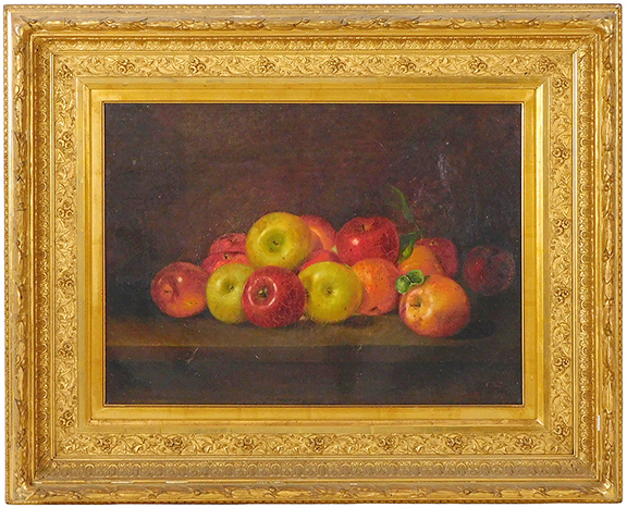 Charles Ethan Porter (1847-1923), Apples, 1878, oil on canvas, 13&frac12;