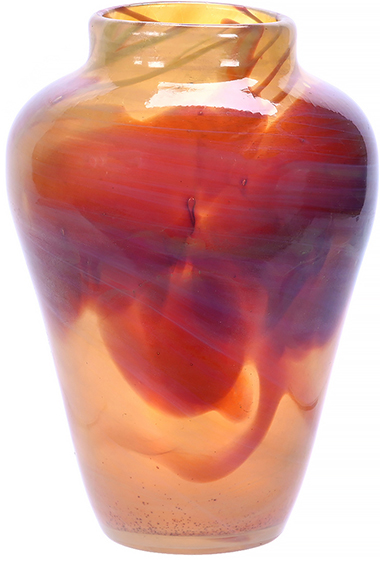 Paperweight vase, signed &ldquo;L.C.T.&rdquo; (Louis Comfort Tiffany), #6674B, 8&frac14;
