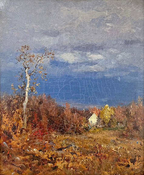 Artist Jervis McEntee (1828-1911), a noted Hudson River school painter, was born and died in Rondout (later a district of Kingston, New York), on the river&rsquo;s west bank. Other artists might have come to the Hudson River Valley from far and wide, but McEntee spent his whole life there painting the valley and nearby Catskills. The untitled 12