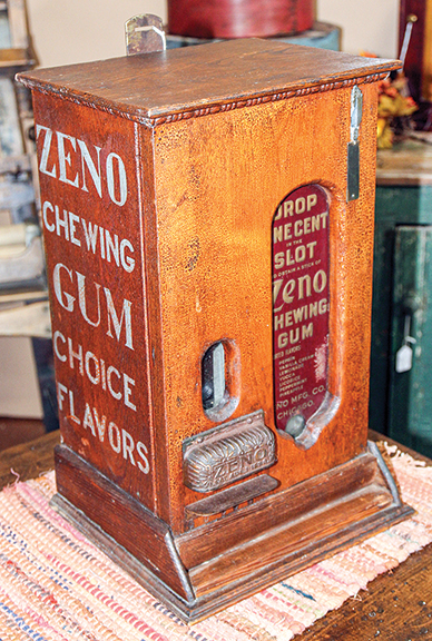 One-cent Zeno Chewing Gum dispenser, 16½