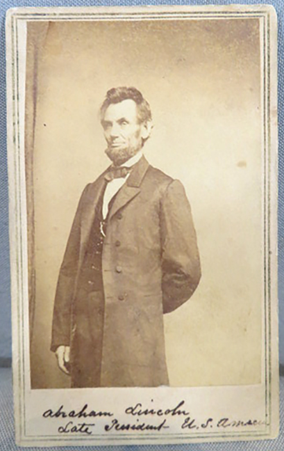  CDV A. Lincoln