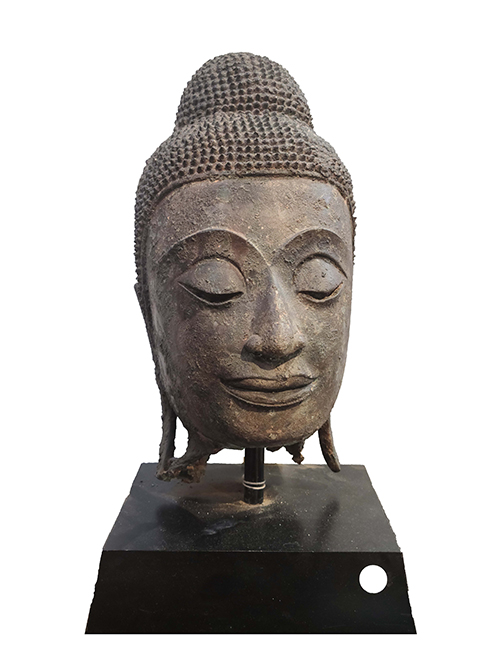 Fine Thai Head of a Buddha, Ayutthaya Style, 15th-16th Century