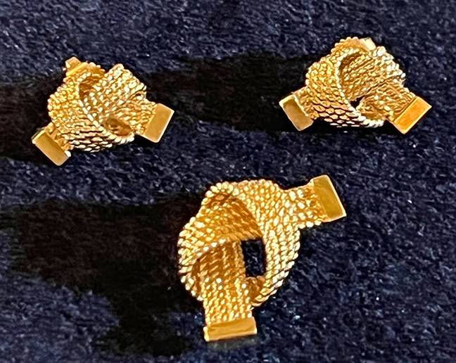 14k Tiffany suite, 7.5 dwt.