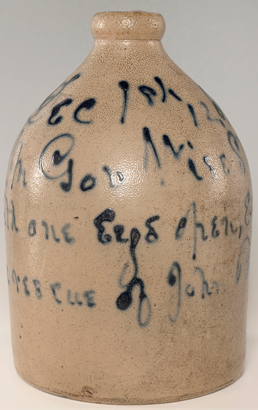 Stoneware jug, 11&frac12;