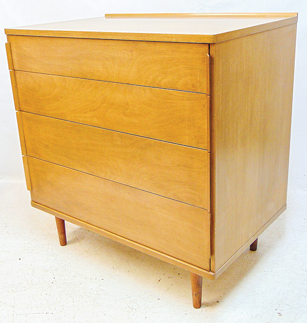 Edward Wormley for Dunbar 4 drawer chest, one of two