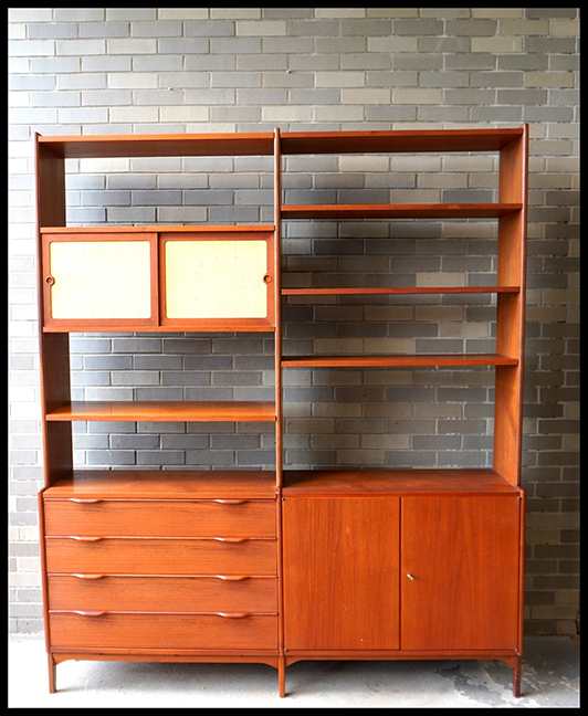 Mid-century Danish Wall Unit