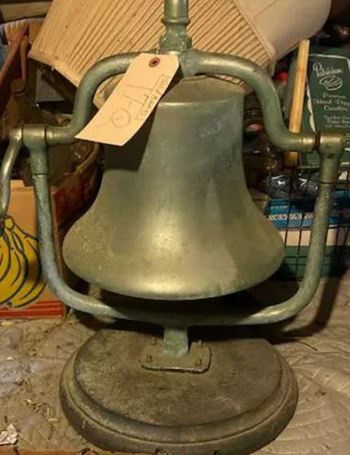 17Q- 1 of 30 Brass Railroad & Iron Schoolhouse Estate Bell Collection