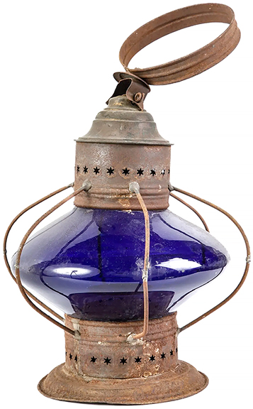 One highlight of the second day of the auction was this 19th-century lantern, 15½
