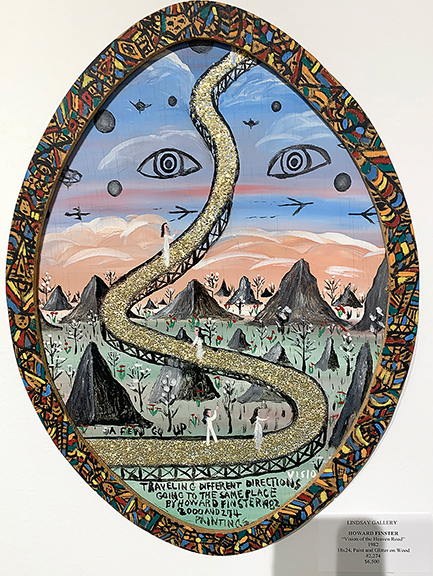 Vision of the Heaven Road, 1982, by Howard Finster (1916-2001), 18