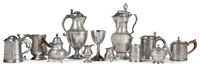 Featuring Part II of the Pewter Collection of Drs. Donald & Patricia Herr
