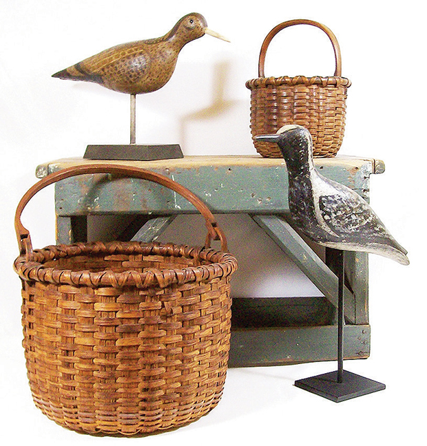 Shorebirds and Baskets as Summer Drifts into Fall