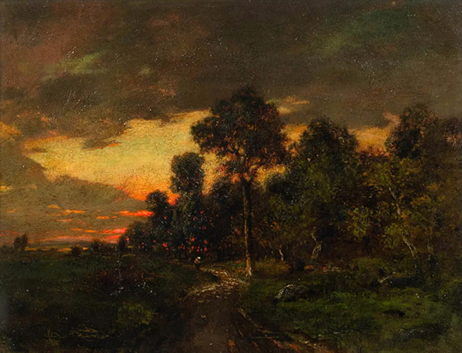 Theodore Rousseau (1812-1867) French, Oil on Canvas
