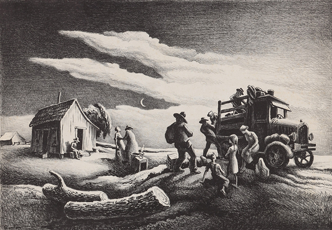 Ten Thomas Hart Benton (1889-1975) Pencil Signed Lithographs