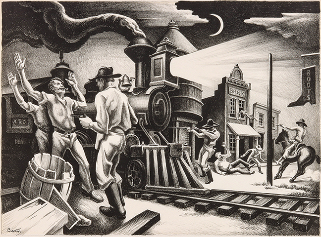 The Best of Thomas Hart Benton Signed Lithographs