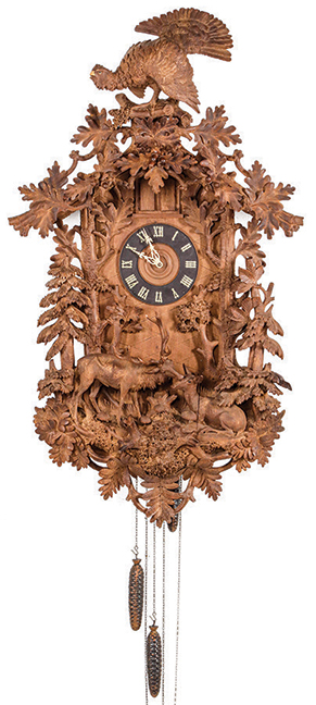 Massive Black Forest Double Cuckoo Clock