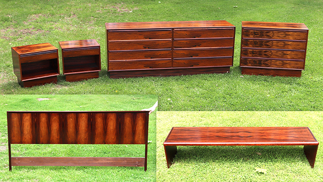 Westnofa Rosewood Bedroom Set