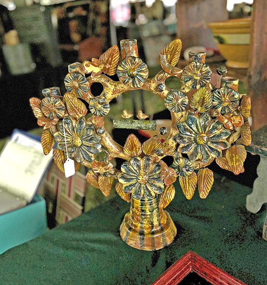 Emily Lampert of Salisbury, Massachusetts, priced this late 19th- or early 20th-century carved tree of life at $295.