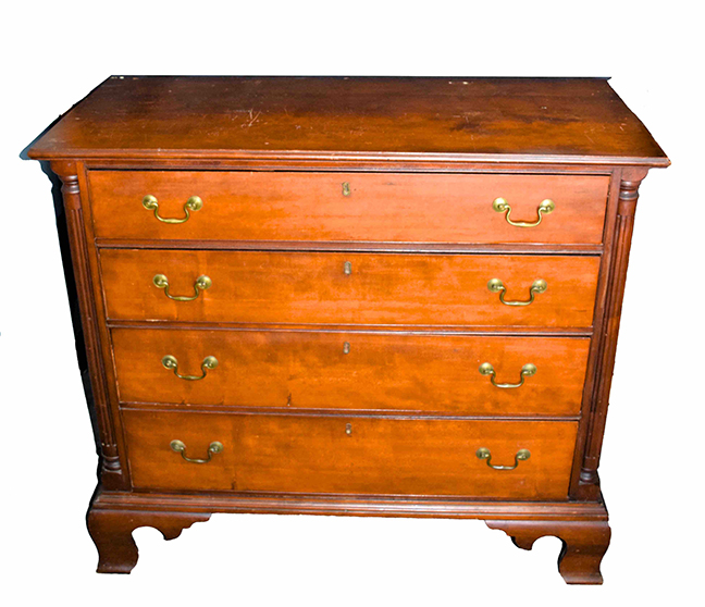  Period Furniture including this CT Chippendale chest in old finish
